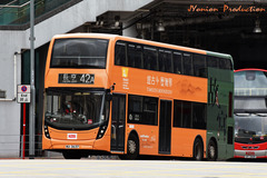 WU3637 @ 42A 由 JY6516 於 西九龍站巴士總站轉出海泓道門(西九出站門)拍攝