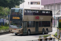 TF9544 @ 219X 由 FT7052@40 於 麗港城巴士總站左轉出茶果嶺道門(出麗港城總站門)拍攝